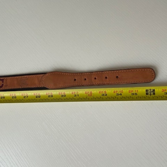 ZEP PRO Leather Canvas Belt USC Logo Embroidery Size 32 - Picture 8 of 11